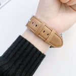 Cinturino in pelle Texture Crazy Horse per Apple Watch