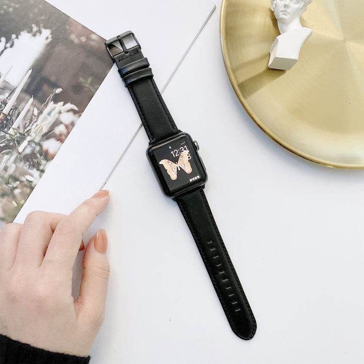 Cinturino in pelle Texture Crazy Horse per Apple Watch