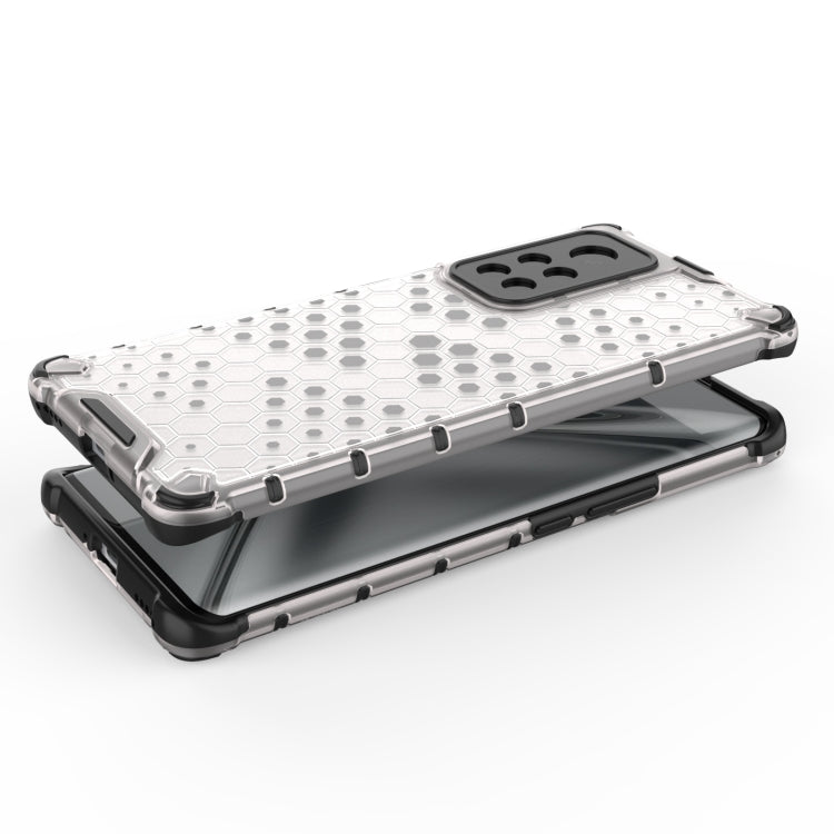 Custodia TPU antiurto a nido d'ape per Honor View40 e Samsung Gal