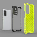 Custodia TPU antiurto a nido d'ape per Honor View40 e Samsung Gal