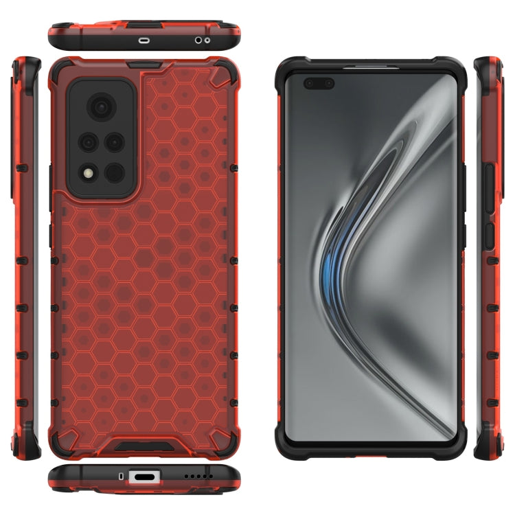 Custodia TPU antiurto a nido d'ape per Honor View40 e Samsung Gal