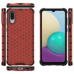 Custodia TPU antiurto a nido d'ape per Honor View40 e Samsung Gal