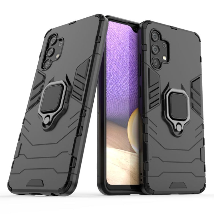 Custodia TPU antiurto per Galaxy A32 4G con anello magnetico