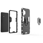 Custodia TPU antiurto per Galaxy A32 4G con anello magnetico