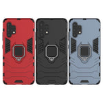 Custodia TPU antiurto per Galaxy A32 4G con anello magnetico