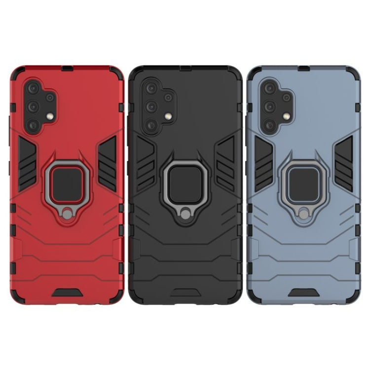Custodia TPU antiurto per Galaxy A32 4G con anello magnetico