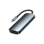 Remax RU-U5 Docking Station USB-C 5 in 1 in alluminio