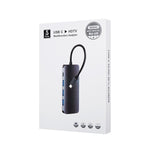 Remax RU-U5 Docking Station USB-C 5 in 1 in alluminio
