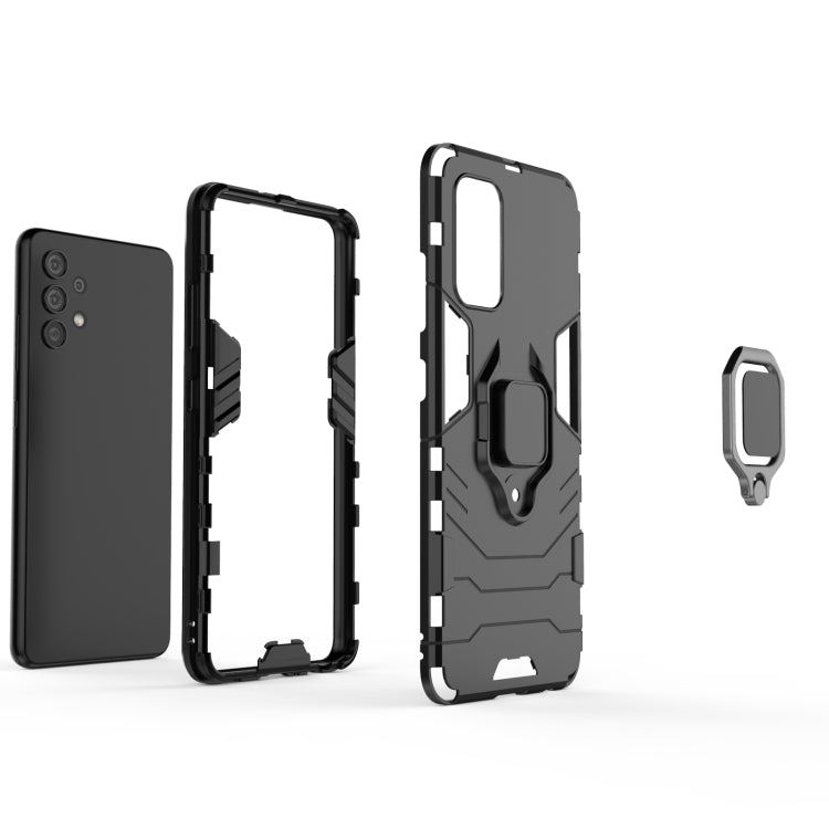 Custodia TPU antiurto con anello magnetico per Samsung Galaxy A32