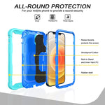 Custodia antiurto 3 strati con supporto per iPhone 12 Pro Max