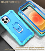 Custodia antiurto 3 strati con supporto per iPhone 12 Pro Max