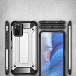 Custodia combinata TPU + PC per Xiaomi Redmi Note 10 4G e Mi 10S