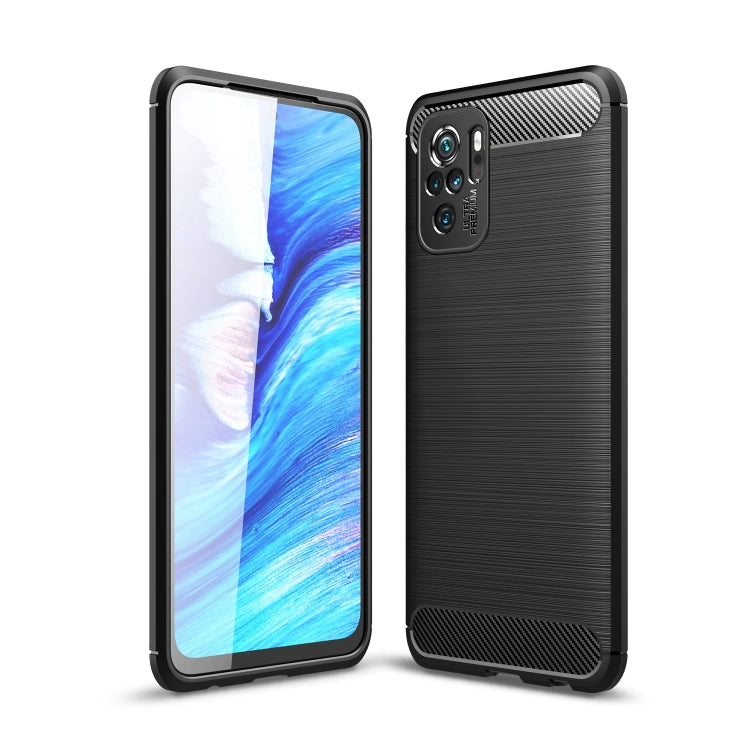 Custodia in TPU fibra di carbonio per Xiaomi Redmi Note 10
