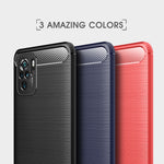 Custodia in TPU fibra di carbonio per Xiaomi Redmi Note 10