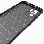 Custodia in TPU fibra di carbonio per Xiaomi Redmi Note 10