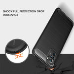 Custodia in TPU fibra di carbonio per Xiaomi Redmi Note 10