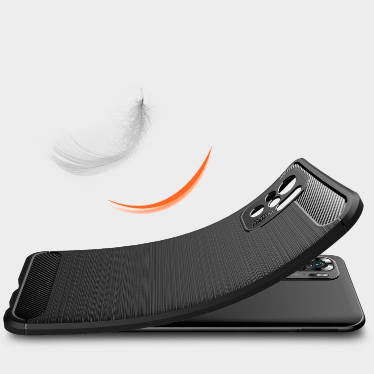 Custodia in TPU fibra di carbonio per Xiaomi Redmi Note 10