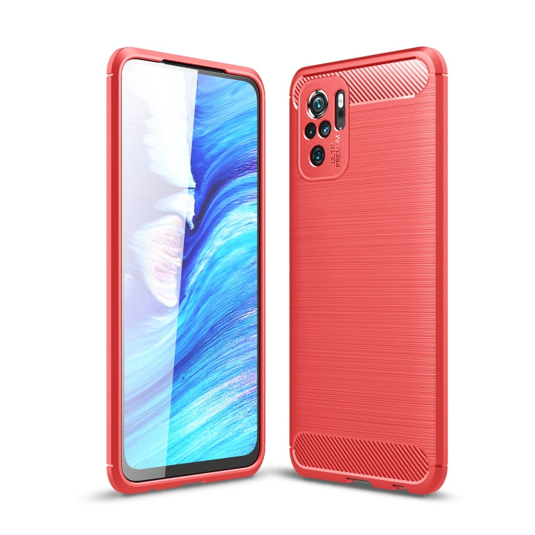 Custodia in TPU fibra di carbonio per Xiaomi Redmi Note 10
