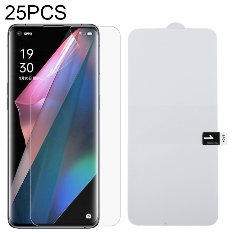 25 PCS Full Screen Protector Pellicola idrogel antideflagrante, For OPPO Find X3 Pro (25 PCS), For OPPO Find X3 (25 PCS), For Huawei P50 (25 PCS), For Huawei P50 Pro (25 PCS), For Huawei P50 Pro+ (25 PCS), For Xiaomi Redmi Note 10 (25 PC)              ...