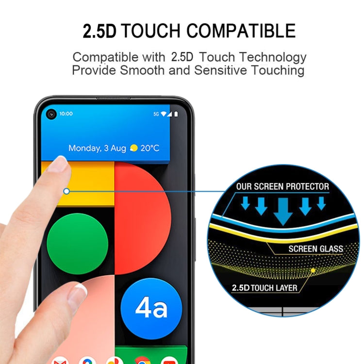 Pellicola in vetro temperato per protezione dello schermo a copertura totale con colla completa, For Google Pixel 4a 5G (1 PC), For Asus ROG Phone 5 / 5 Pro / 5 Ultimate (1 PCS)