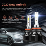 Faro LED auto 25W 6000K 2500LM impermeabile IP68 2 pezzi