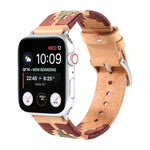 Cinturino in pelle intrecciata per Apple Watch Ultra e Series