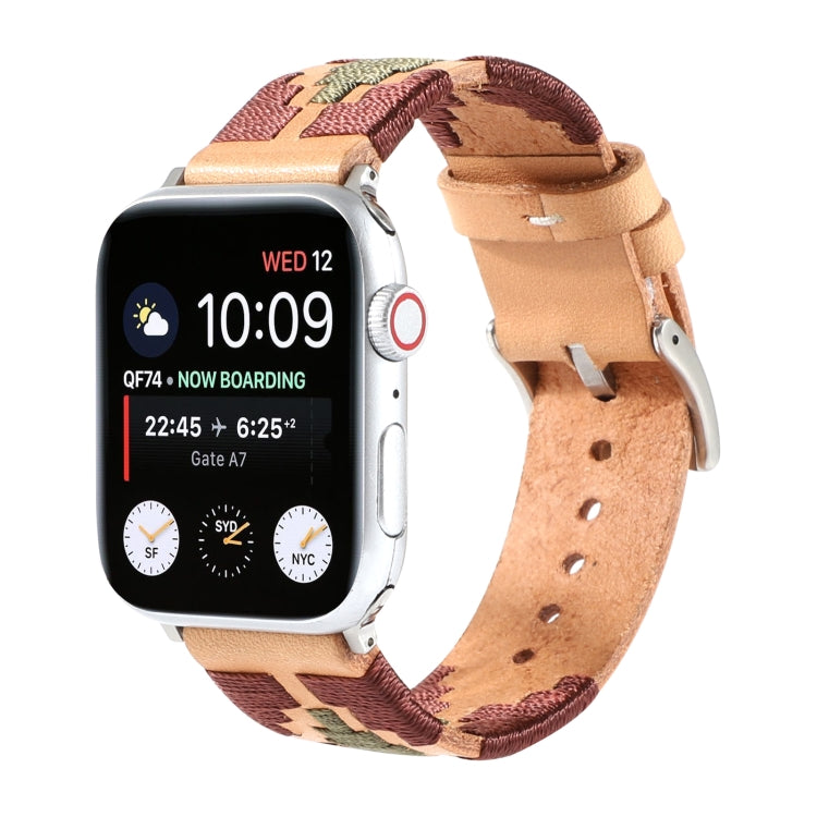 Cinturino in pelle intrecciata per Apple Watch Ultra e Series
