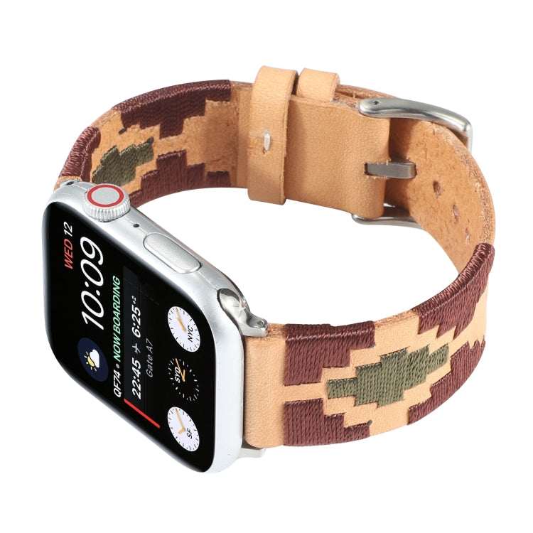 Cinturino in pelle intrecciata per Apple Watch Ultra e Series