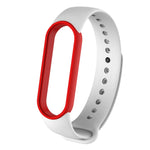 Cinturino silicone bicolore per Xiaomi Mi Band 6 e 5
