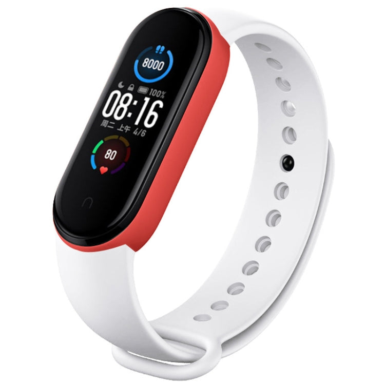 Cinturino silicone bicolore per Xiaomi Mi Band 6 e 5