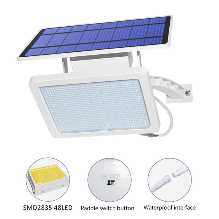 Lampione stradale LED solare impermeabile IP65 48LED