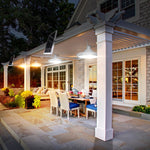 Lampada LED solare 2 in 1 con sensore PIR IP65