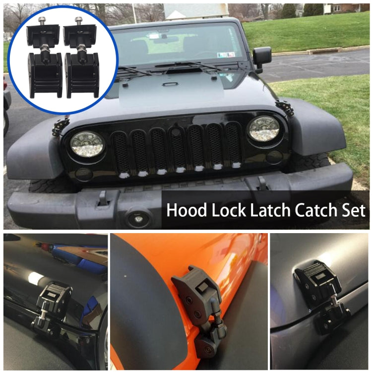 Kit serratura cofano Jeep Wrangler JK Unlimited 2007-2017