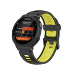 Cinturino silicone bicolore per Garmin Forerunner 735/235