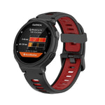 Cinturino silicone bicolore per Garmin Forerunner 735/235