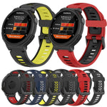 Cinturino silicone bicolore per Garmin Forerunner 735/235