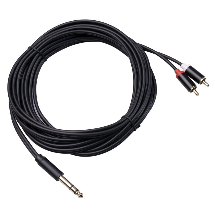 Cavo audio stereo 6,35 mm a doppio RCA maschio 1,5-5 metri