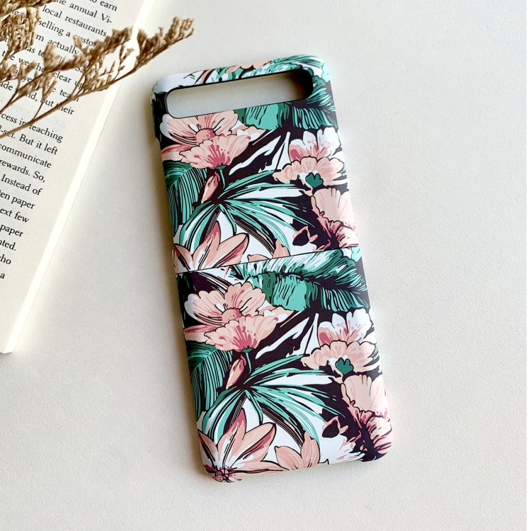 Custodia protettiva pieghevole con motivo floreale per Galaxy Z F