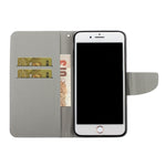 Custodia portafoglio in pelle flip per iPhone SE 2020