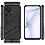 Custodia TPU antiurto con supporto invisibile per Huawei P50 Pro