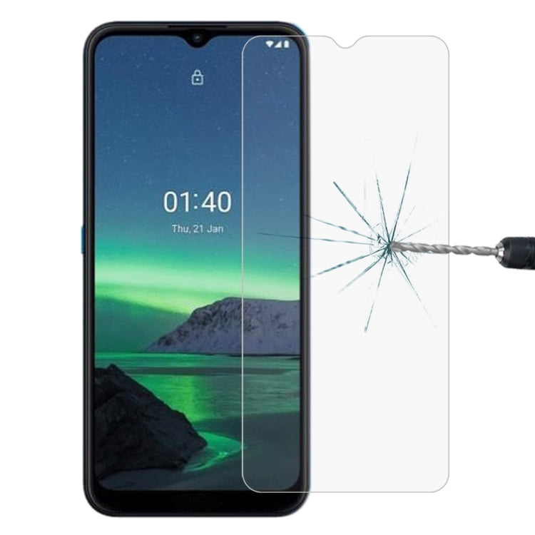50 pellicole in vetro temperato da 0,26 mm 9H 2,5D, For Nokia 1.4 (50 PCS)