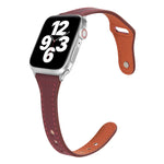 Cinturino in pelle con fibbia inversa per Apple Watch