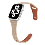 Cinturino in pelle con fibbia inversa per Apple Watch