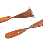 Cinturino in pelle con fibbia inversa per Apple Watch
