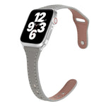 Cinturino in pelle con fibbia inversa per Apple Watch