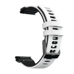 Cinturino silicone bicolore per Garmin Fenix 6X