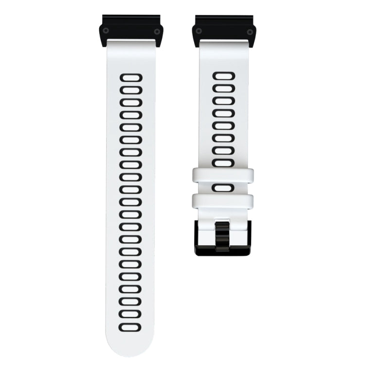Cinturino silicone bicolore per Garmin Fenix 6X