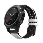 Cinturino silicone bicolore per Garmin Fenix 6X