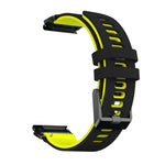 Cinturino silicone bicolore per Garmin Fenix 6X