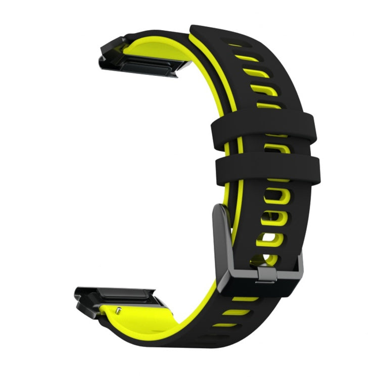Cinturino silicone bicolore per Garmin Fenix 6X